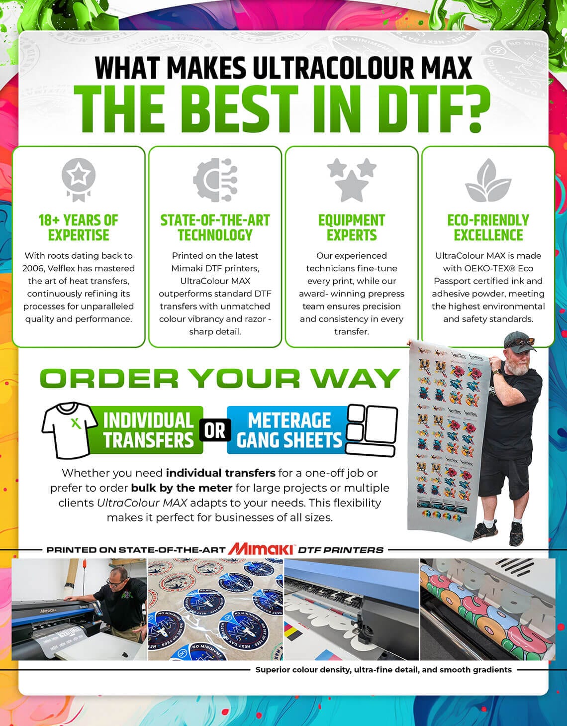 What makes Ultracolour MAX the best in DTF?